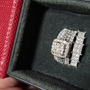 14k White Gold 2.5 ct Diamond Rings